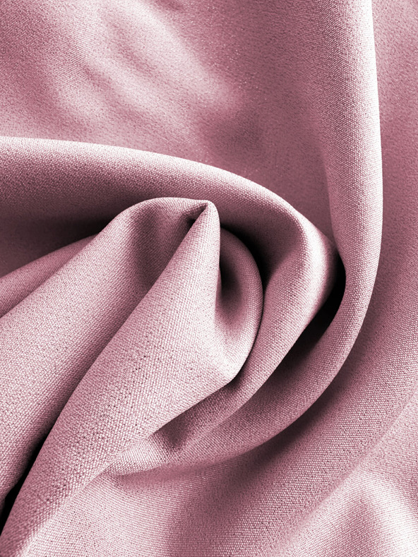 numoco Trapézové šaty s mašľou - púdrovo ružové s trblietkami Numoco NEVA