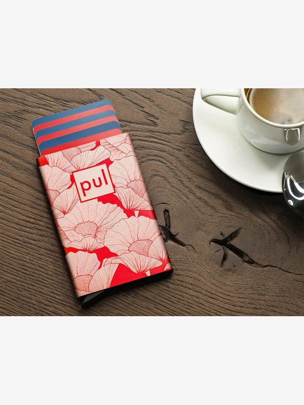 Pularys Pularys dámske puzdro na doklady - makovo červené
