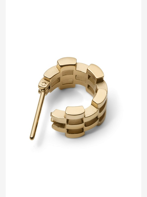 Daniel Wellington Dámske zlaté oceľové náušnice Daniel Wellington 5-Link