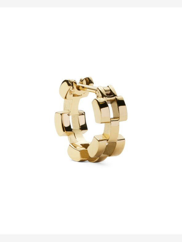 Daniel Wellington Dámske zlaté oceľové náušnice Daniel Wellington 3-link