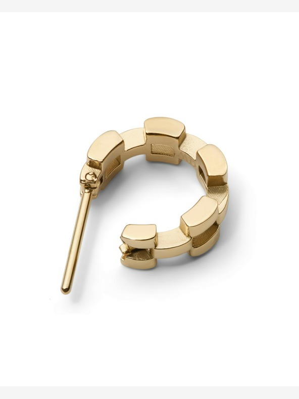 Daniel Wellington Dámske zlaté oceľové náušnice Daniel Wellington 3-link