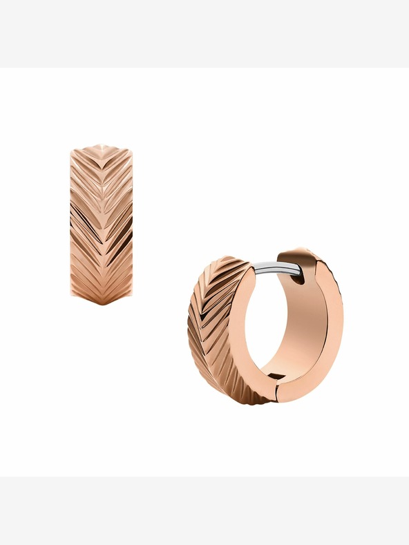 Fossil Dámske náušnice s ružovým pozlátením Fossil JF04662791