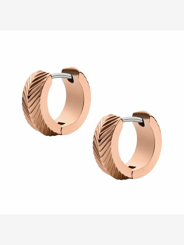 Fossil Dámske náušnice s ružovým pozlátením Fossil JF04662791