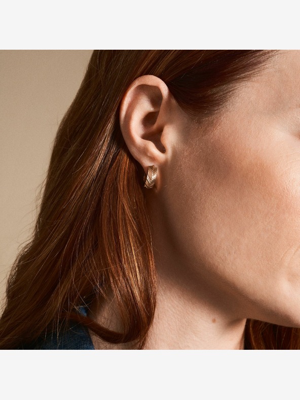 Fossil Dámske náušnice s ružovým pozlátením Fossil JF04662791