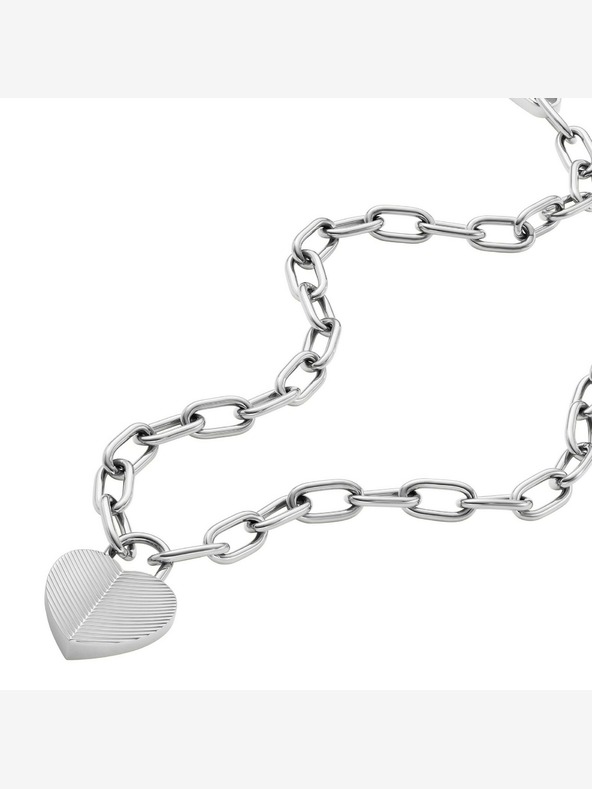 Fossil Dámsky oceľový náhrdelník Fossil JF04657040