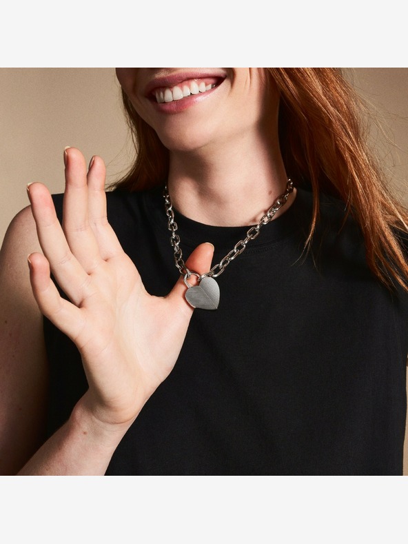 Fossil Dámsky oceľový náhrdelník Fossil JF04657040