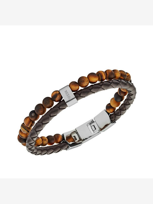 Fossil Pánsky kožený náramok Fossil JF03118040