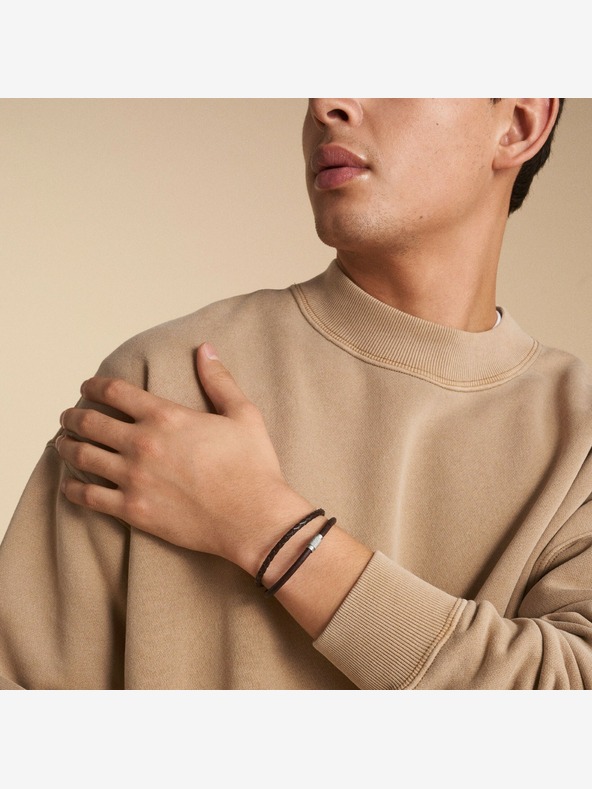 Fossil Pánsky oceľový náramok Fossil JF04702040