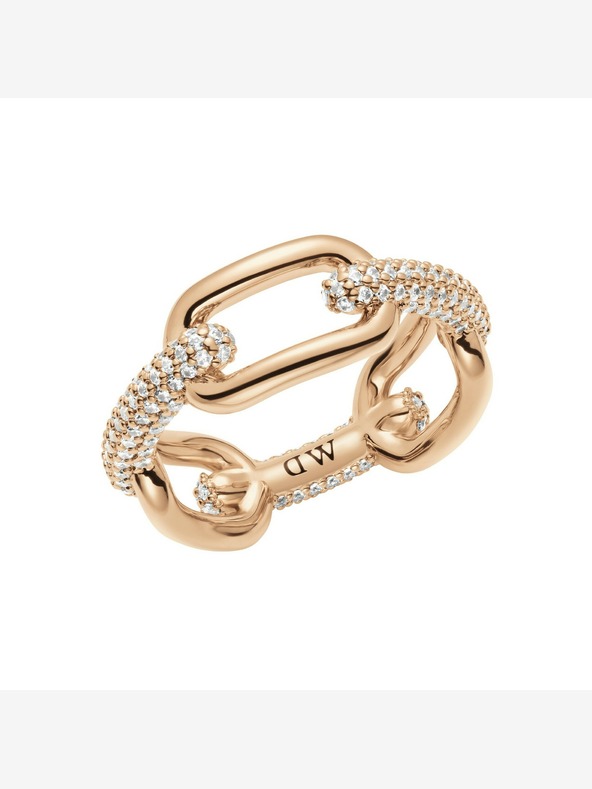 Daniel Wellington Daniel Wellington Oceľový prsteň s kryštálovým spojením