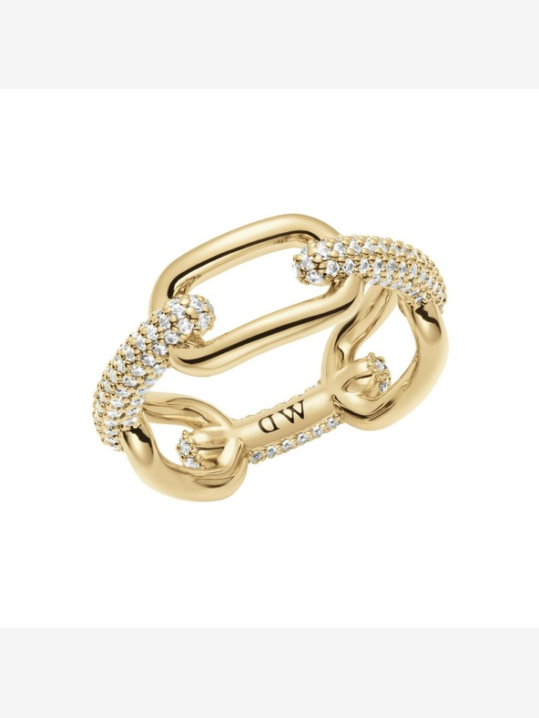 Daniel Wellington Daniel Wellington Oceľový prsteň s kryštálovým spojením