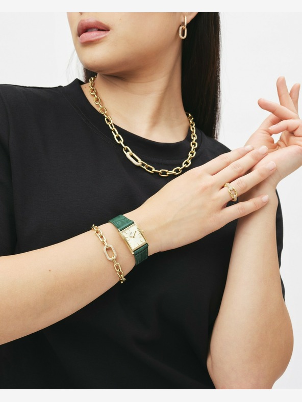 Daniel Wellington Daniel Wellington Oceľový prsteň s kryštálovým spojením