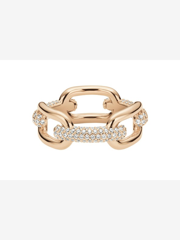 Daniel Wellington Daniel Wellington Oceľový prsteň s kryštálovým spojením