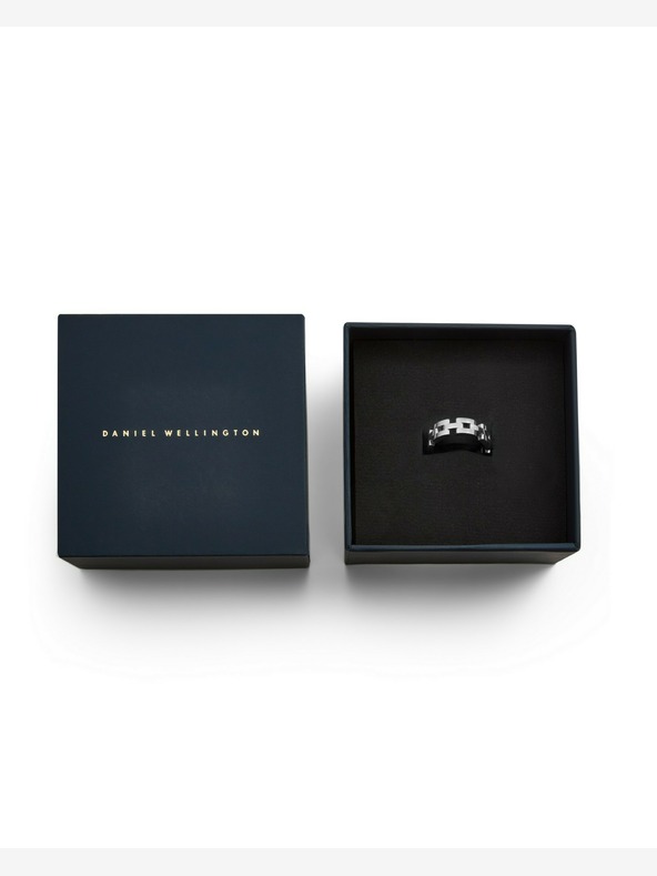 Daniel Wellington Daniel Wellington strieborný oceľový prsteň 5-Link