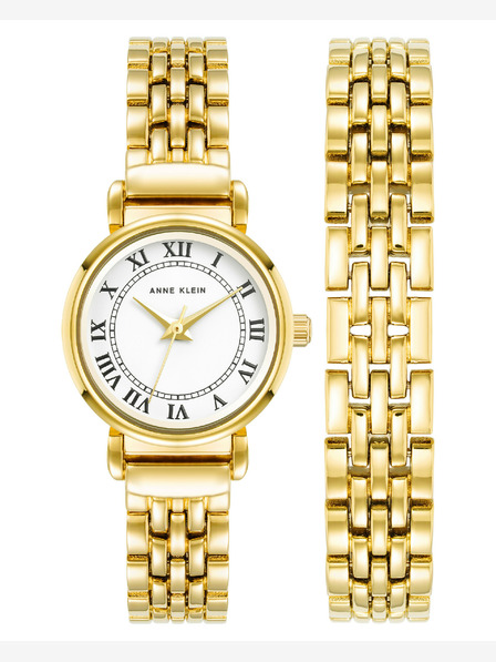 Anne Klein Anne Klein AK/ 4144GPST darčeková súprava dámskych hodiniek a náramku