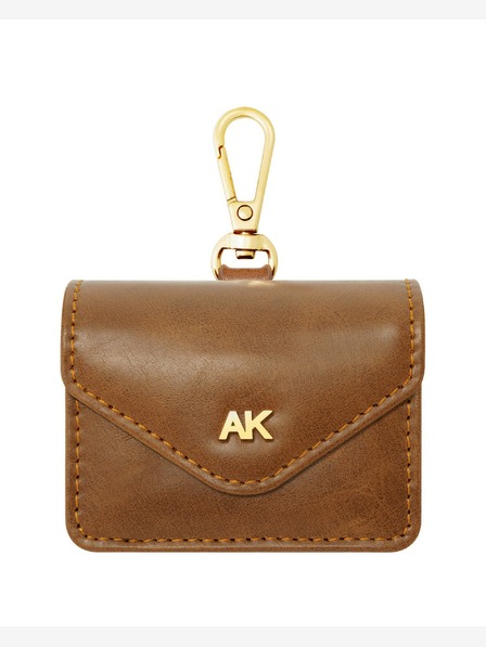 Anne Klein Hnedé kožené puzdro Anne Klein na slúchadlá Apple AirPods Pro
