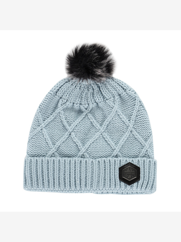 ALPINE PRO Zimná čiapka s bambulou ALPINE PRO GODERE nantucket breeze