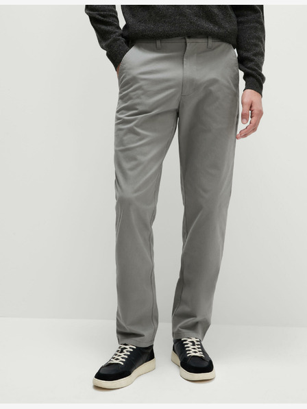 Marks & Spencer Strečové chino nohavice regular fit Marks & Spencer sivé