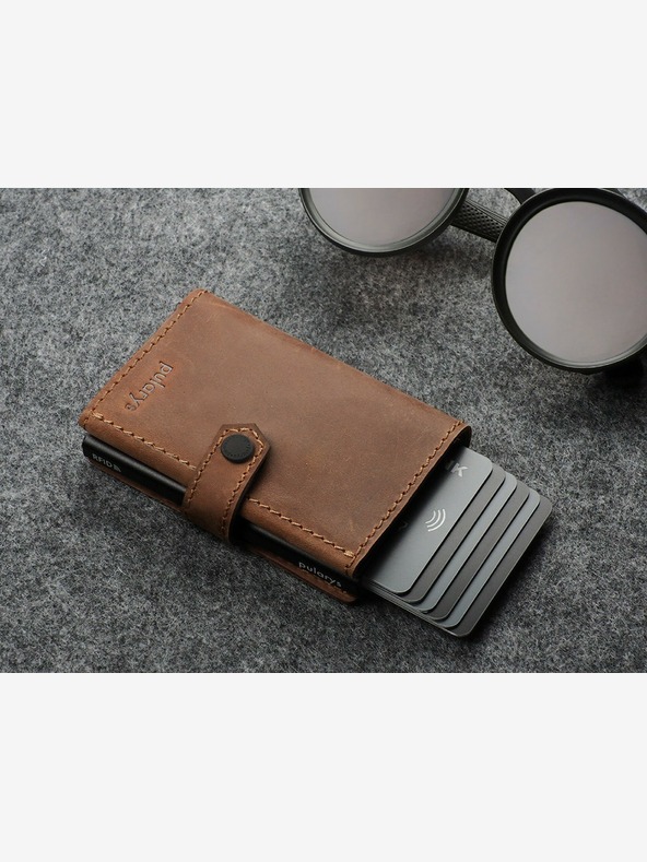 Pularys Pularys Pánska kožená peňaženka Hiker hnedá 211128406