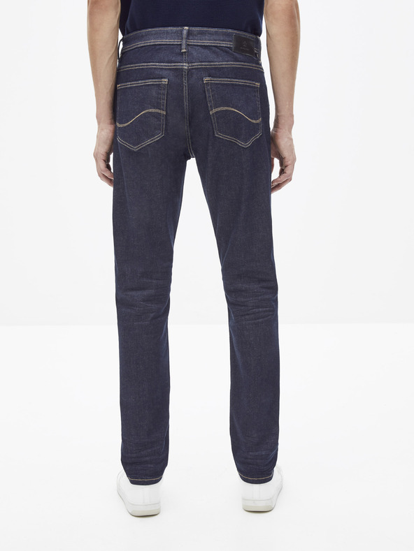 Celio Čierne rovné džínsy Celio Anoflex