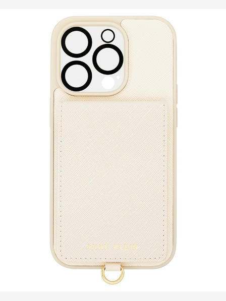Anne Klein Anne Klein krémový kryt pre iPhone 14 Pro