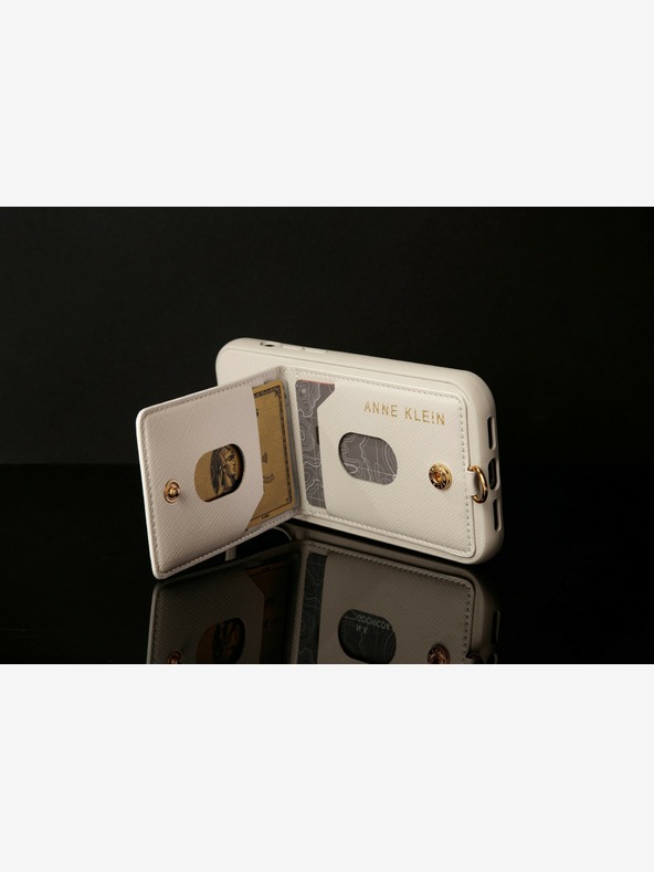 Anne Klein Anne Klein krémový kryt na iPhone 14 Pro Max