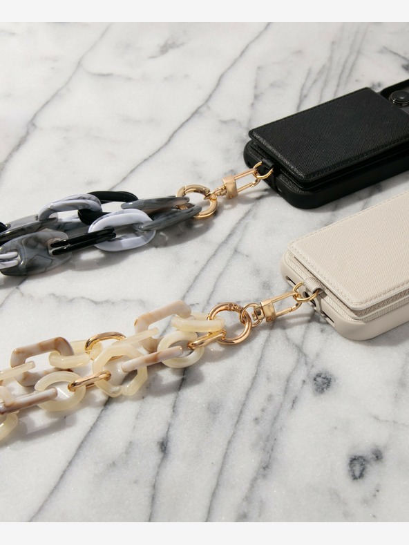 Anne Klein Anne Klein krémový kryt na iPhone 14 Pro Max