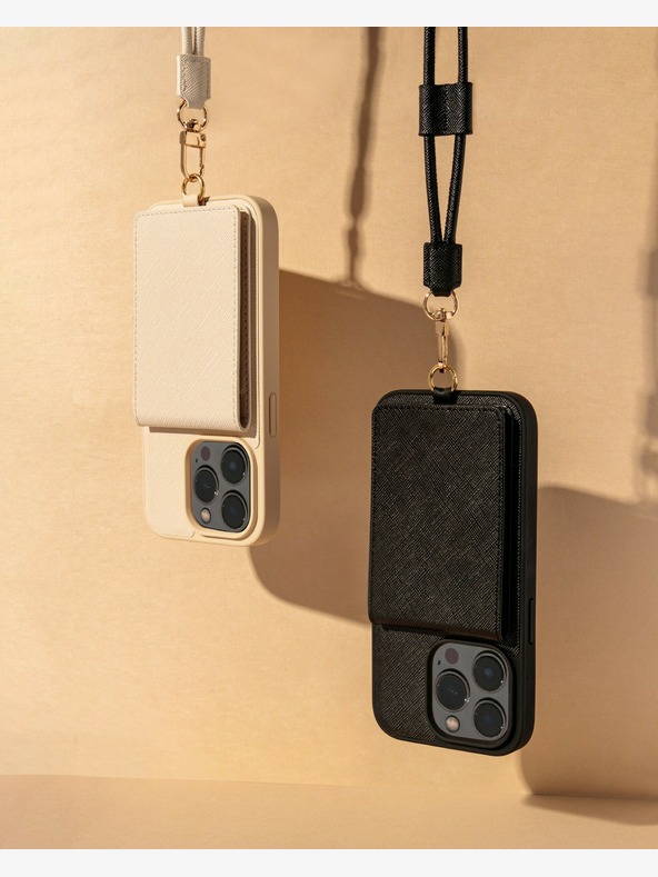 Anne Klein Čierny kryt Anne Klein pre iPhone 13/14