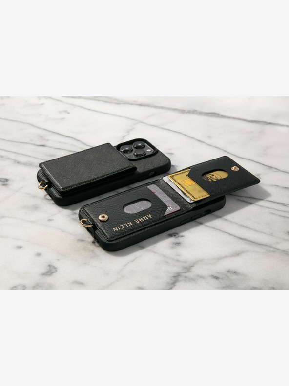 Anne Klein Čierny kryt Anne Klein pre iPhone 13/14