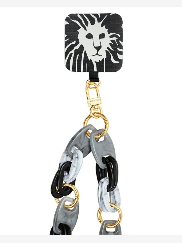 Anne Klein Plastová crossbody retiazka pre mobilný telefón Anne Klein WK4020BKGY