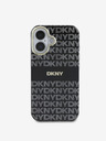 DKNY DKNY PC/TPU zadný kryt Magsafe s opakovaným vzorom Tonal Stripe pre iPhone 16 čierny