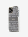 DKNY Zadný kryt PC/TPU Repeat Pattern Tonal Stripe Magsafe pre iPhone 12/12 Pro Beige DKNY