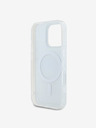 DKNY DKNY PC/TPU opakovaný vzor Tonal Stripe Magsafe zadný kryt pre iPhone 16 Pro čierny