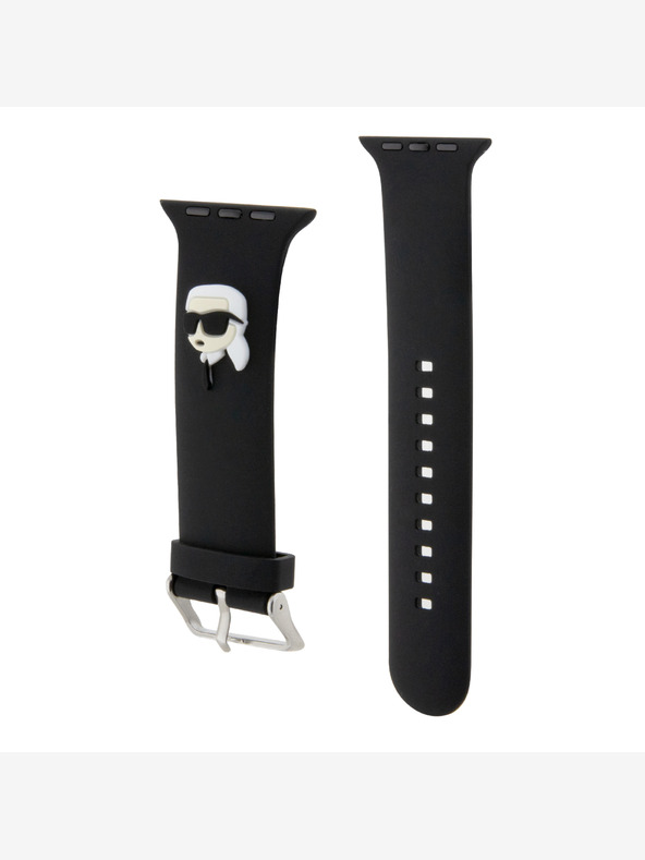 Karl Lagerfeld Karl Lagerfeld Karl Head NFT remienok pre Apple Watch 38/40/41 čierny