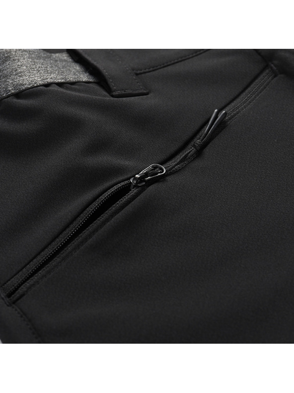 ALPINE PRO Pánske rýchloschnúce nohavice ALPINE PRO RAMEL black