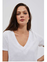 Moodo Biele dámske tričko Moodo