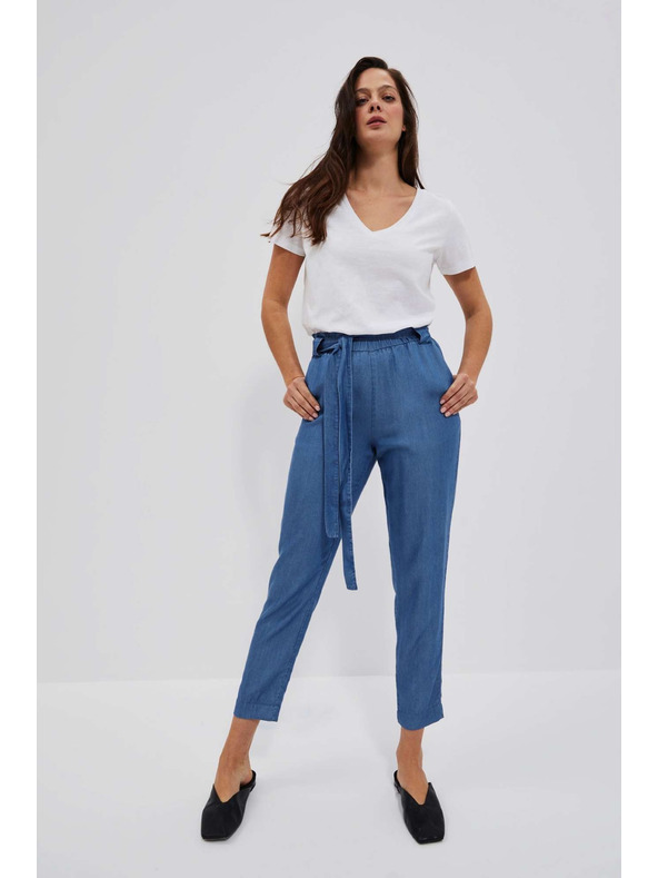 Moodo Biele dámske tričko Moodo