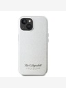 Karl Lagerfeld Grained PU Hotel RSG zadný kryt pre iPhone 15 sivý Karl Lagerfeld
