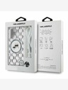 Karl Lagerfeld Karl Lagerfeld IML Monogram Crossbody K&CH Heads MagSafe zadný kryt pre iPhone 16 transparentný