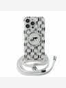 Karl Lagerfeld Karl Lagerfeld IML Monogram Crossbody K&CH Heads MagSafe zadný kryt pre iPhone 16 Pro transparentný