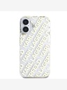 Karl Lagerfeld Karl Lagerfeld IML Galvanizované opakované logo Zadný kryt pre iPhone 16 zlatý
