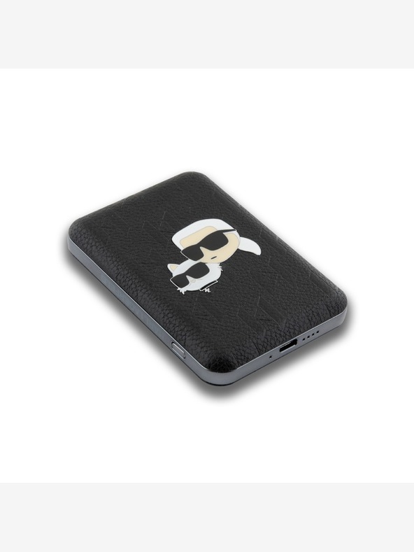 Karl Lagerfeld Karl Lagerfeld Embossed K&CH Heads MagSafe Powerbank 5000mAh Black