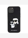 Karl Lagerfeld Karl Lagerfeld PU Saffiano Karl and Choupette Zadný kryt pre iPhone 12/12 Pro čierny