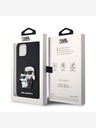 Karl Lagerfeld Karl Lagerfeld PU Saffiano Karl and Choupette Zadný kryt pre iPhone 12/12 Pro čierny
