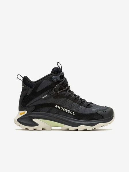 Merrell Čierne dámske členkové outdoorové tenisky MERRELL Moab Speed 2 Mid GTX