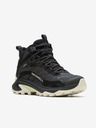 Merrell Čierne dámske členkové outdoorové tenisky MERRELL Moab Speed 2 Mid GTX