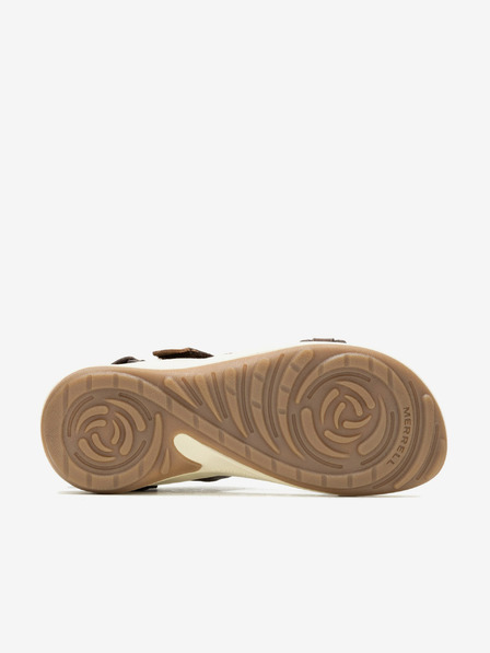 Merrell Hnedé dámske kožené sandále MERRELL Terran 4 Backstrap