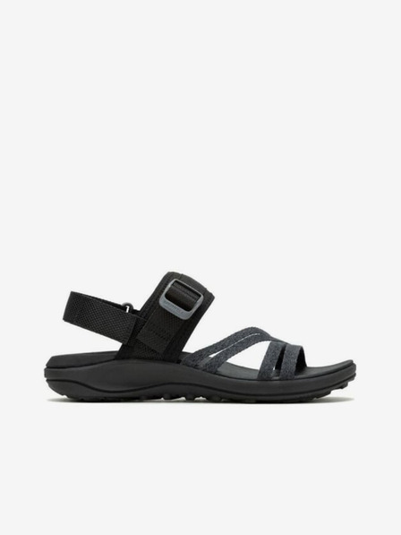 Merrell Čierne dámske outdoorové sandále MERRELL District 4 Backstrap