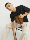 Jack & Jones Čierna pánska košeľa Jack & Jones Vesterbro