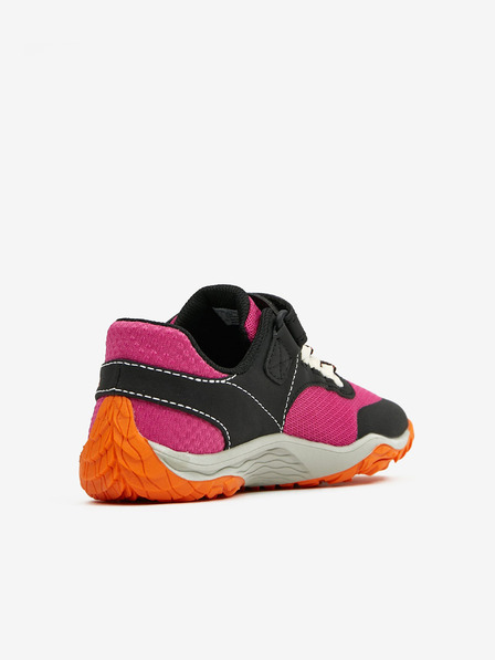Merrell Čierno-ružové dievčenské tenisky Merrell Trail Glove 7 A/C