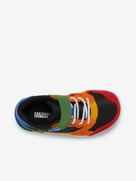 Merrell MERRELL Bare Steps® A83 červené a modré detské tenisky